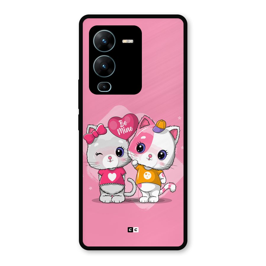 Cute Be Mine Metal Back Case for Vivo V25 Pro
