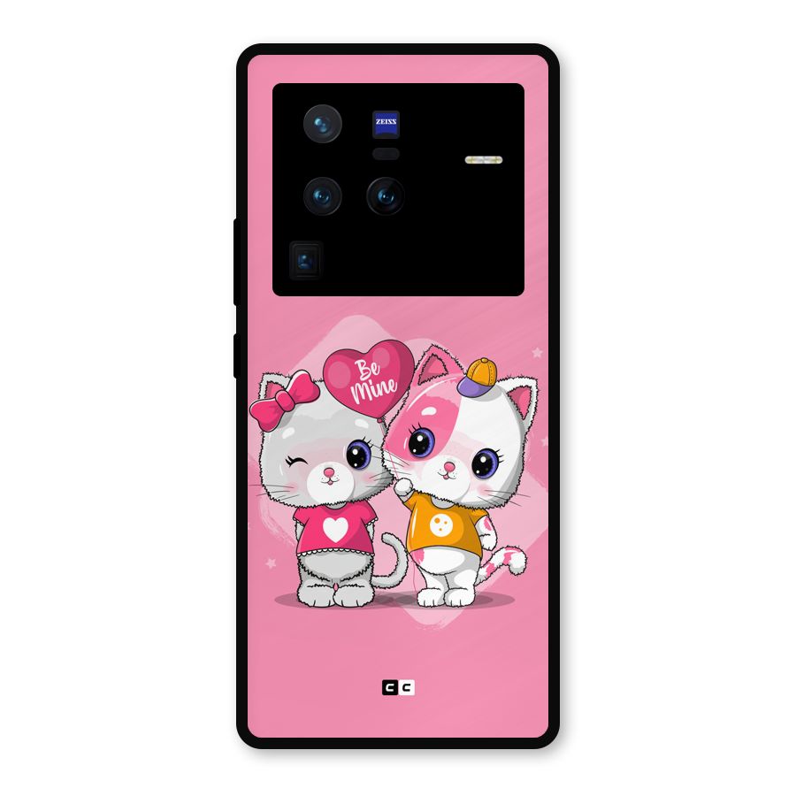 Cute Be Mine Metal Back Case for Vivo X80 Pro