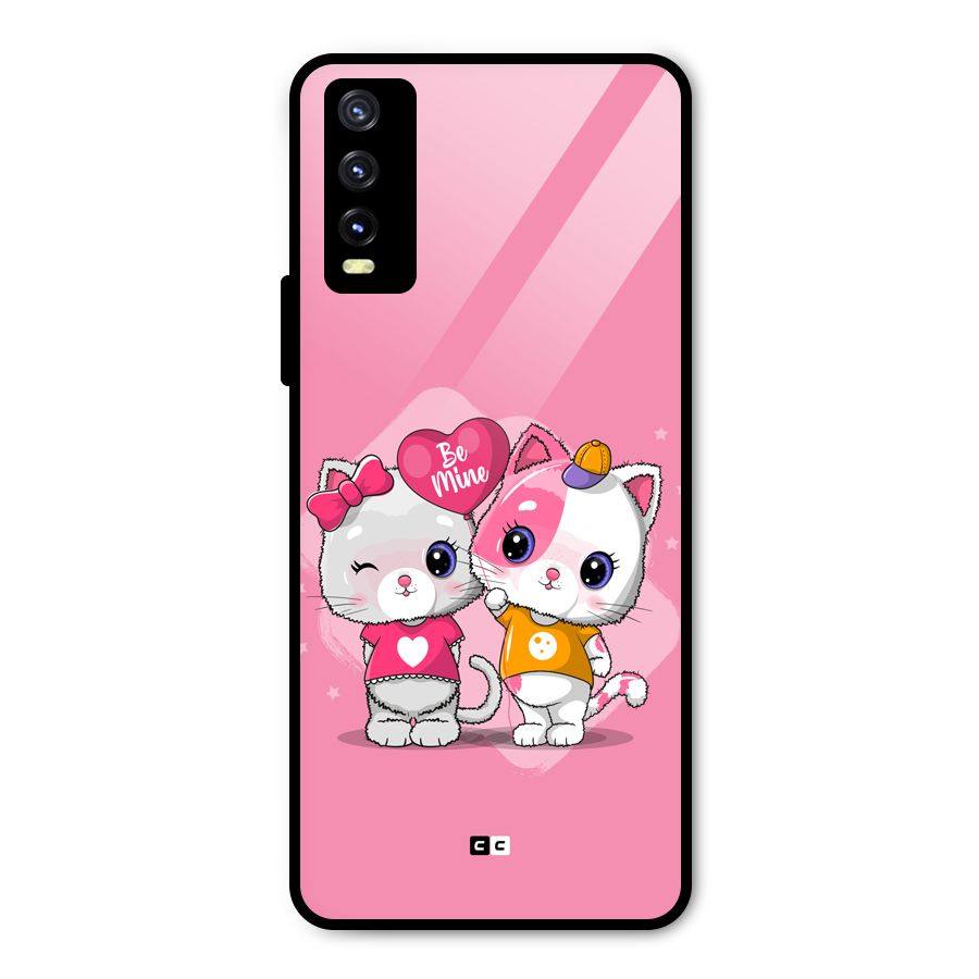 Cute Be Mine Metal Back Case for Vivo Y20g