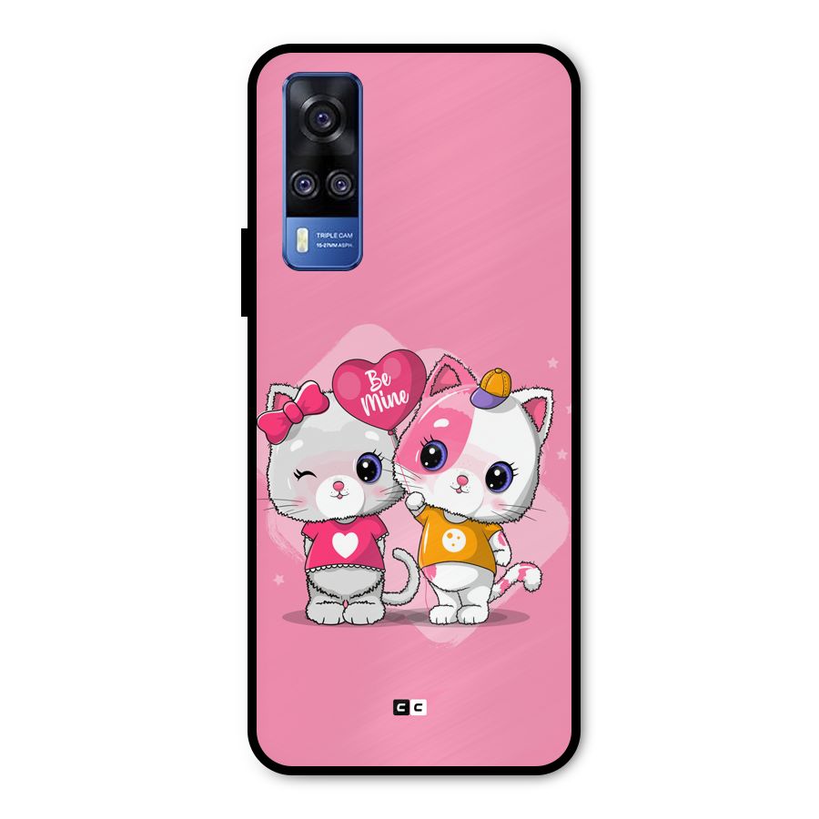 Cute Be Mine Metal Back Case for Vivo Y31