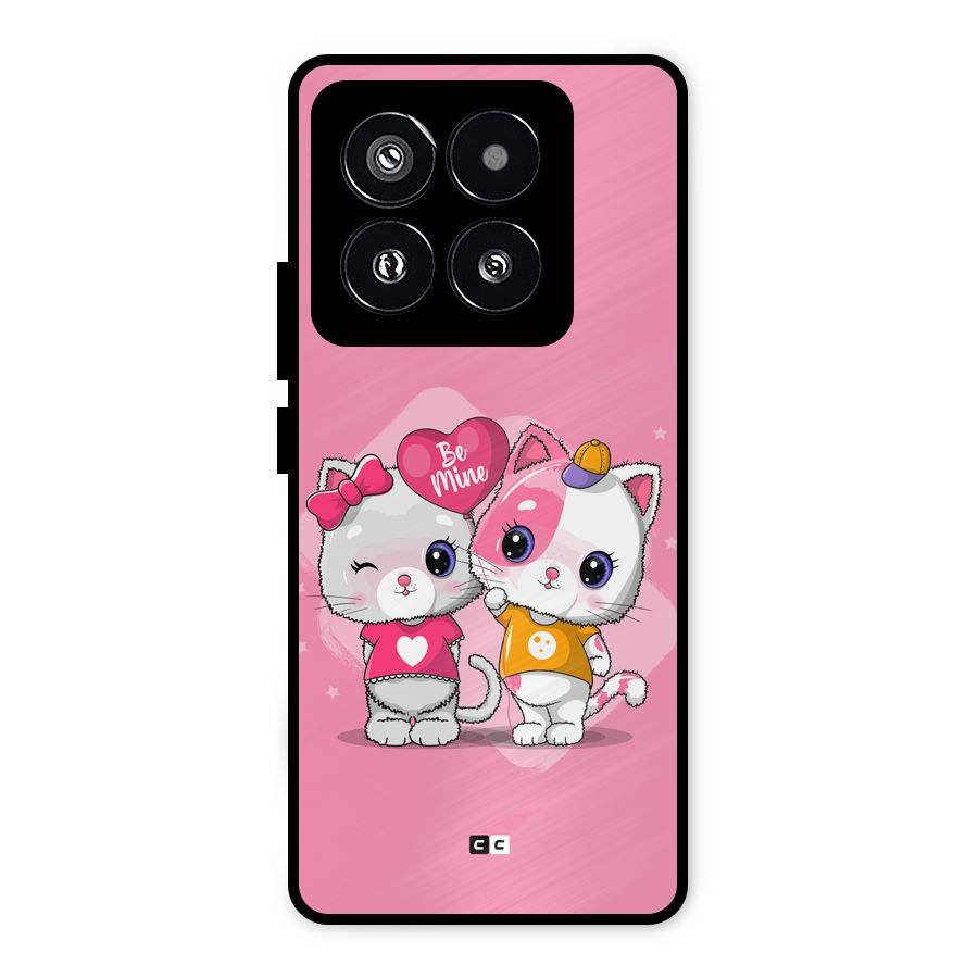 Cute Be Mine Metal Back Case for Xiaomi 14 Pro