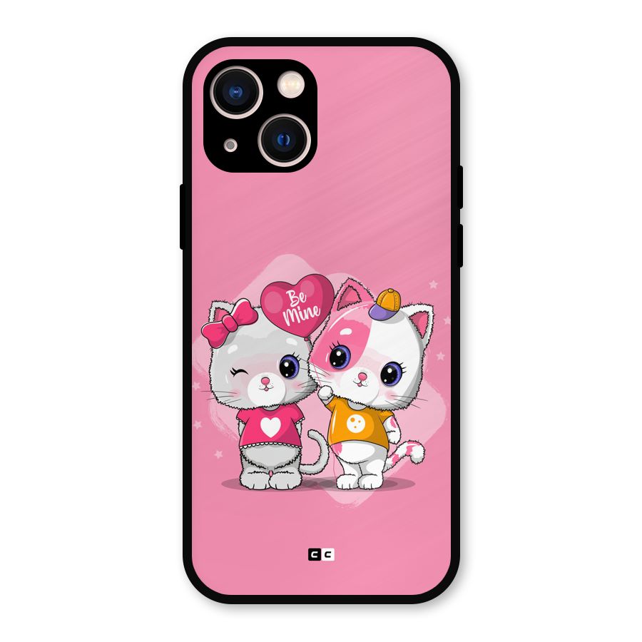 Cute Be Mine Metal Back Case for iPhone 13