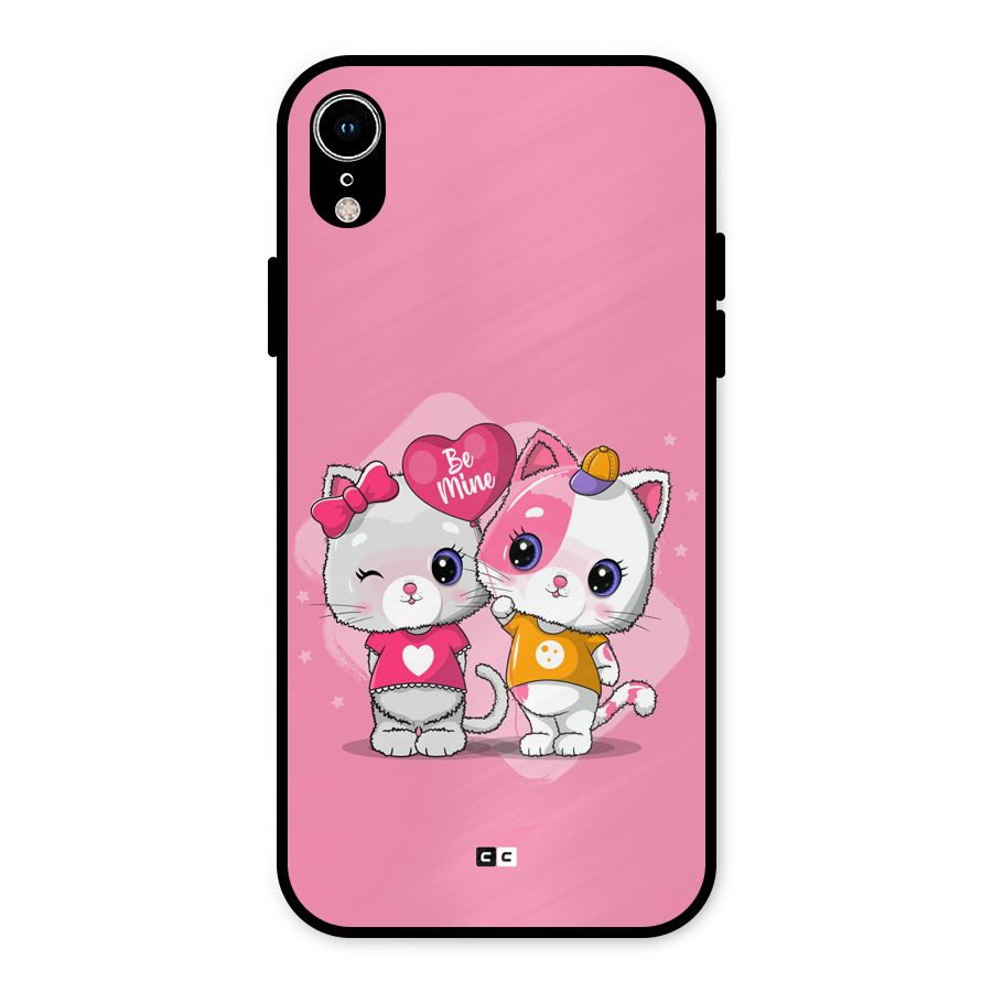 Cute Be Mine Metal Back Case for iPhone XR