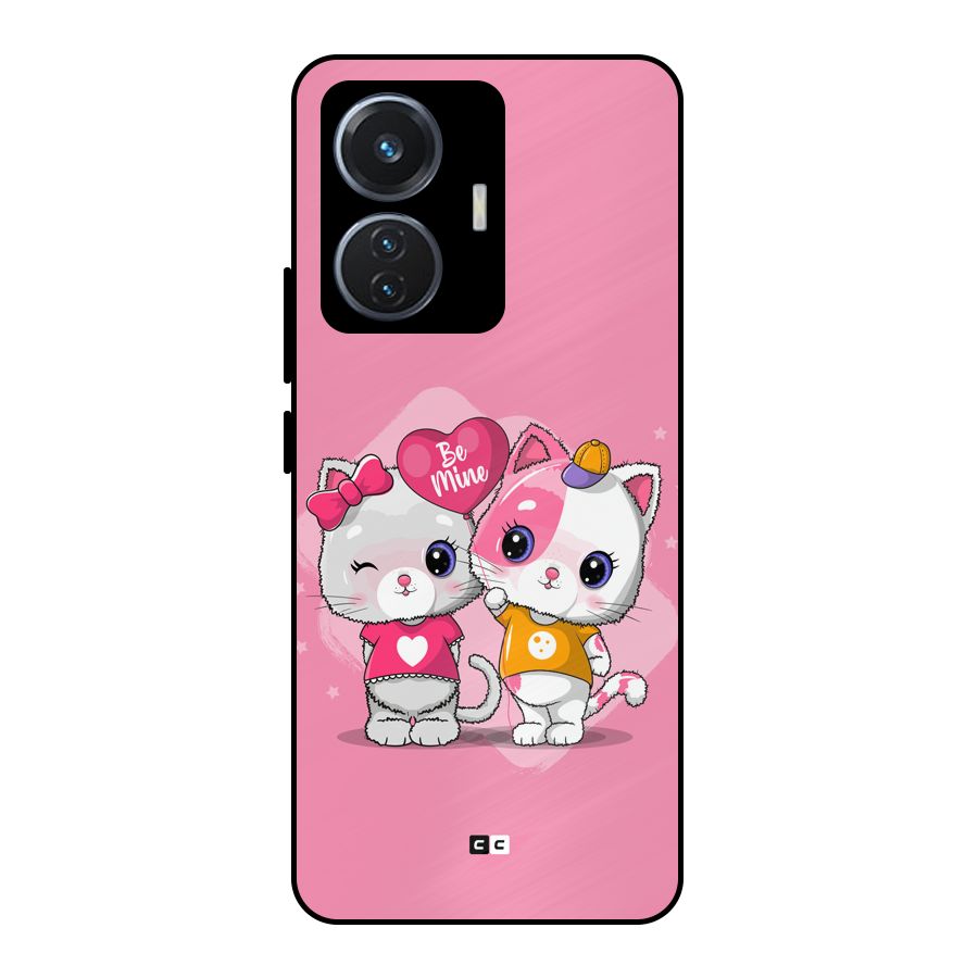 Cute Be Mine Metal Back Case for iQOO Z6 44W