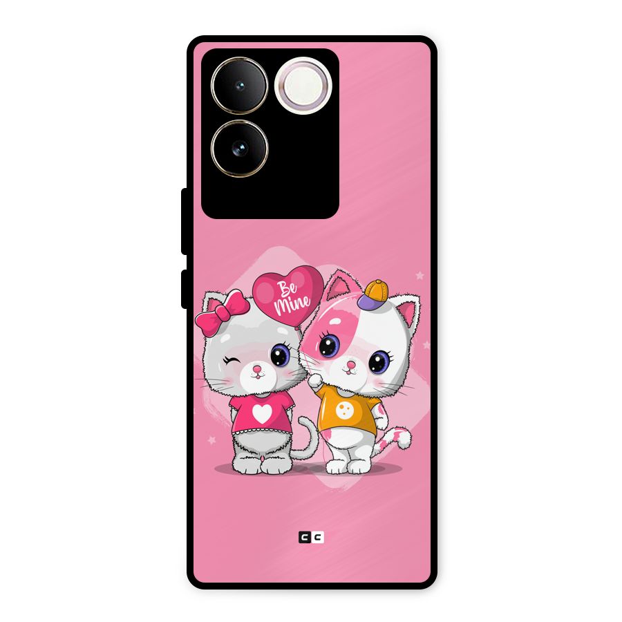 Cute Be Mine Metal Back Case for iQOO Z7 Pro