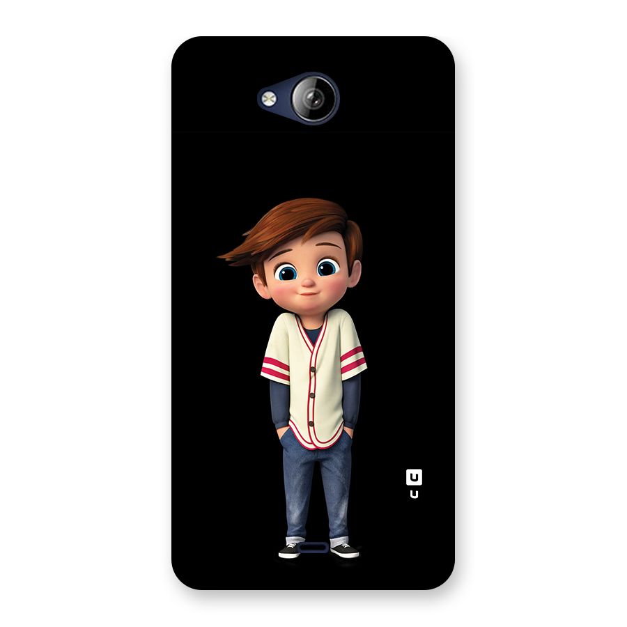 Cute Boy Tim Back Case for Canvas Play Q355