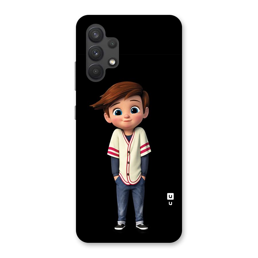 Cute Boy Tim Back Case for Galaxy A32