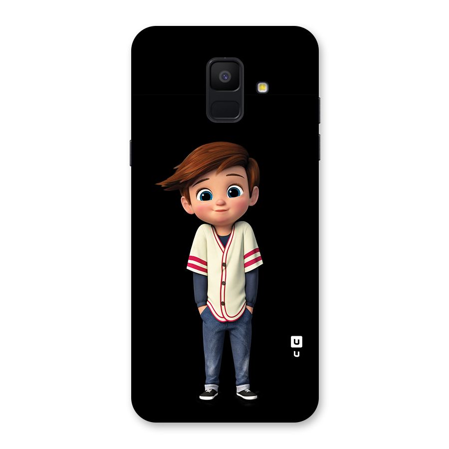 Cute Boy Tim Back Case for Galaxy A6 (2018)
