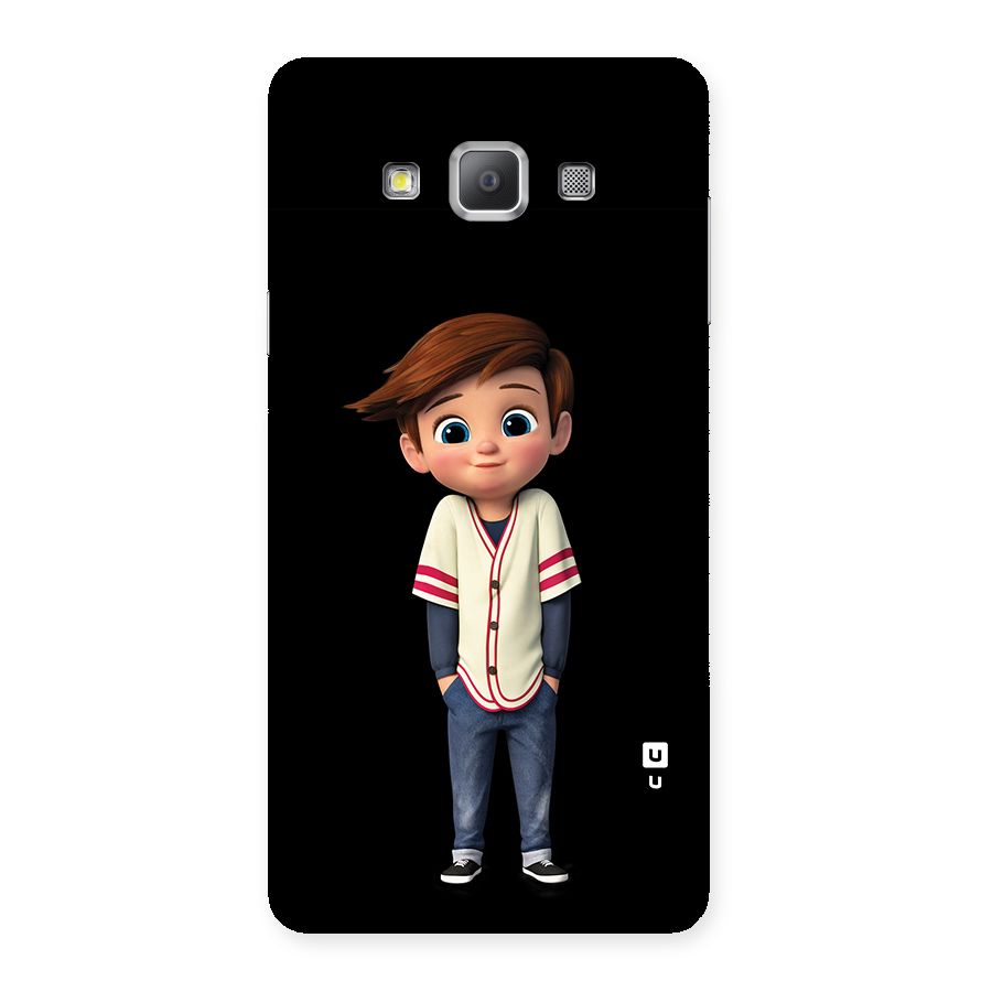 Cute Boy Tim Back Case for Galaxy A7