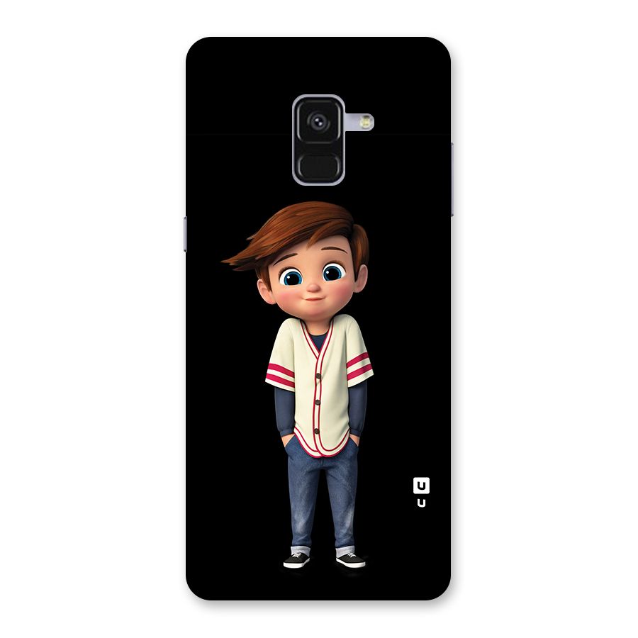 Cute Boy Tim Back Case for Galaxy A8 Plus