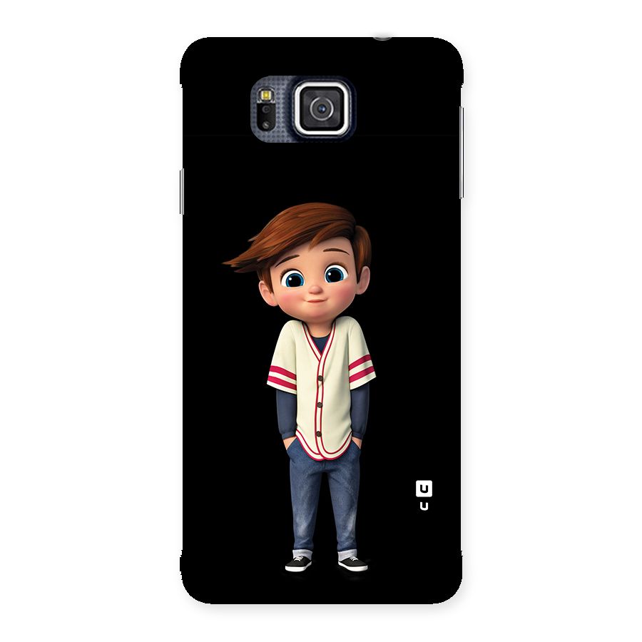 Cute Boy Tim Back Case for Galaxy Alpha