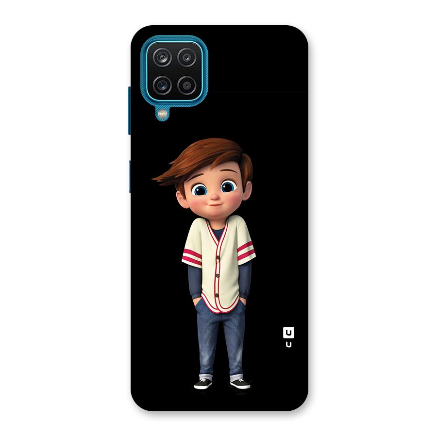 Cute Boy Tim Back Case for Galaxy M12