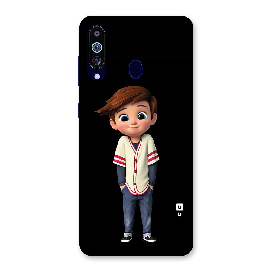 Cute Boy Tim Back Case for Galaxy M40