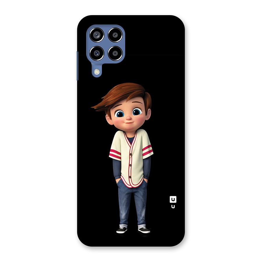 Cute Boy Tim Back Case for Galaxy M53 5G