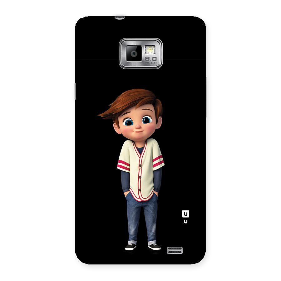 Cute Boy Tim Back Case for Galaxy S2