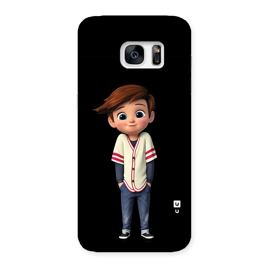 Cute Boy Tim Back Case for Galaxy S7 Edge