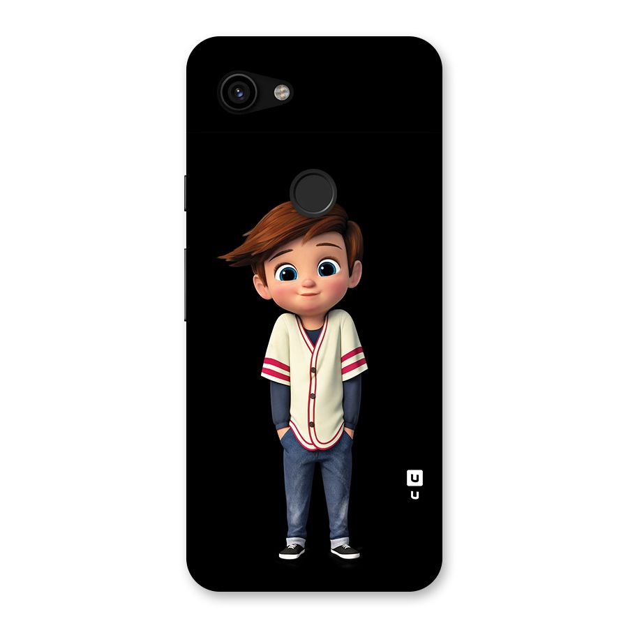 Cute Boy Tim Back Case for Google Pixel 3a