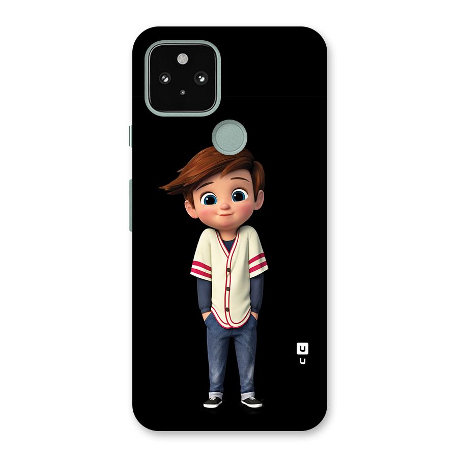 Cute Boy Tim Back Case for Google Pixel 5