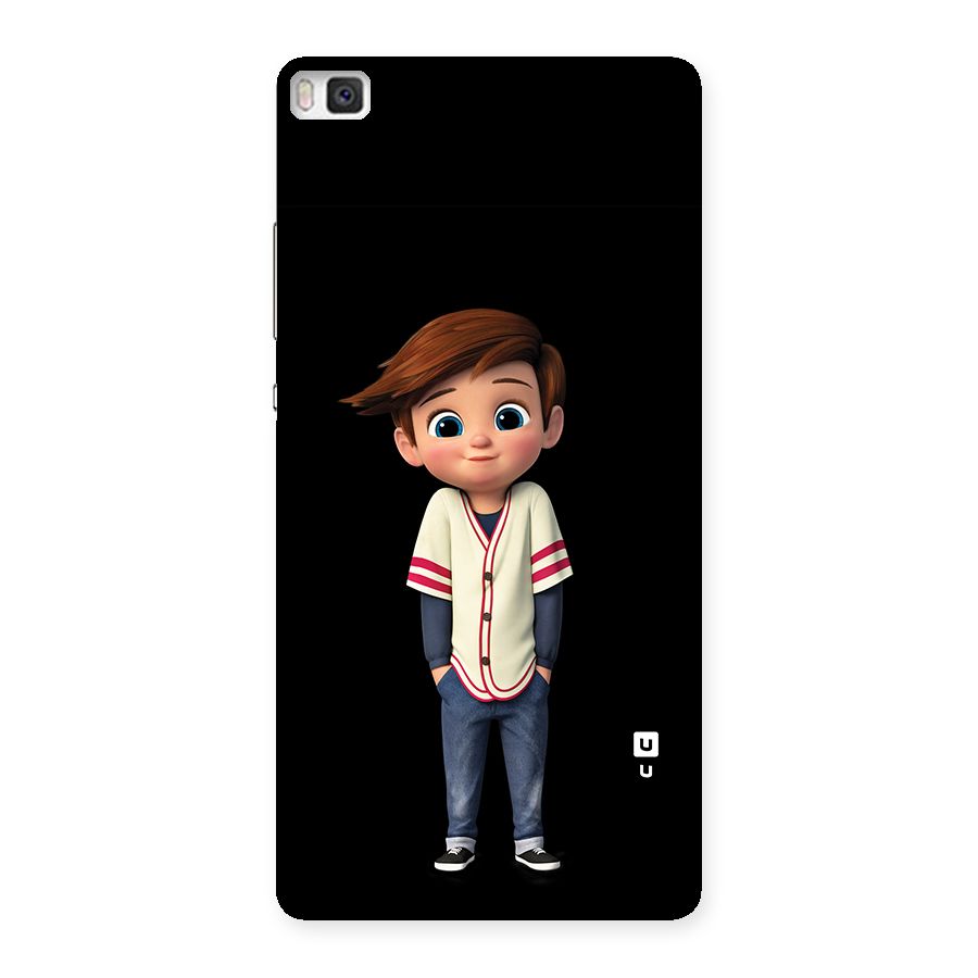 Cute Boy Tim Back Case for Huawei P8
