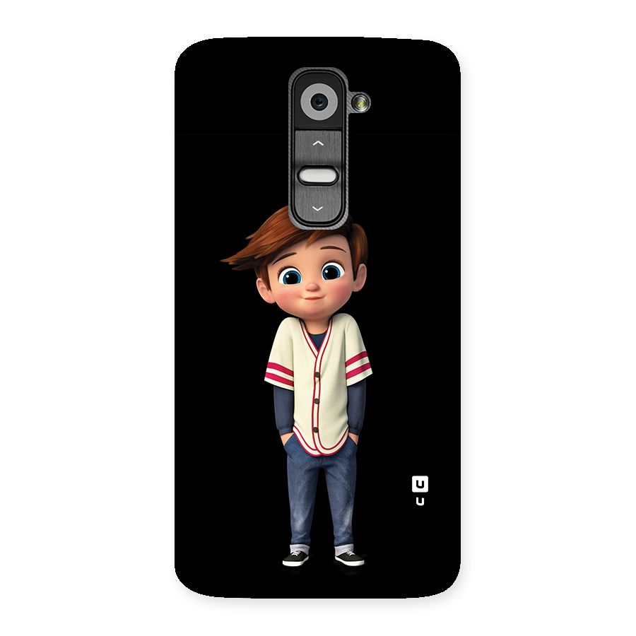 Cute Boy Tim Back Case for LG G2