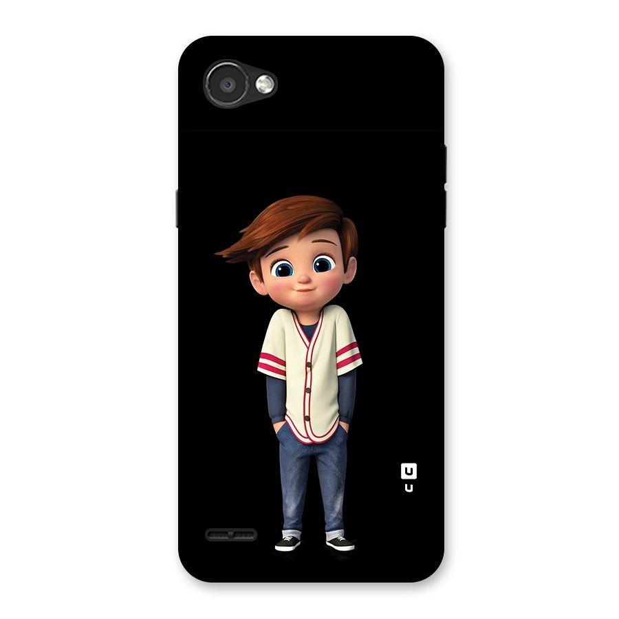 Cute Boy Tim Back Case for LG Q6