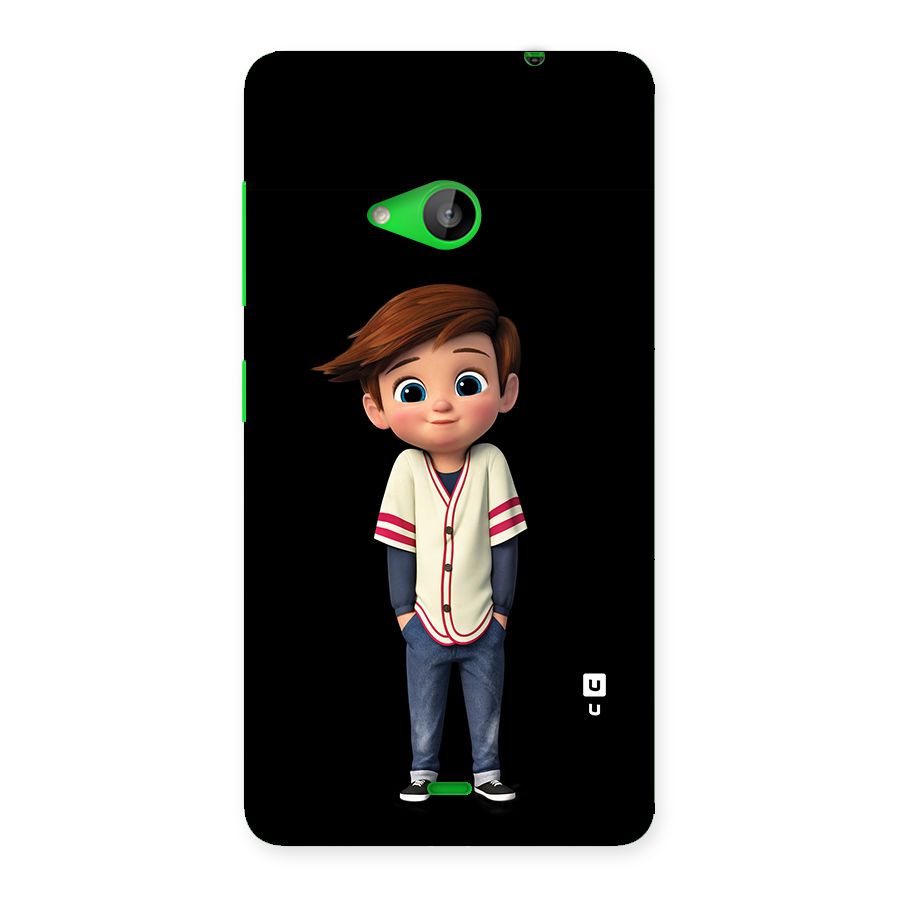 Cute Boy Tim Back Case for Lumia 535