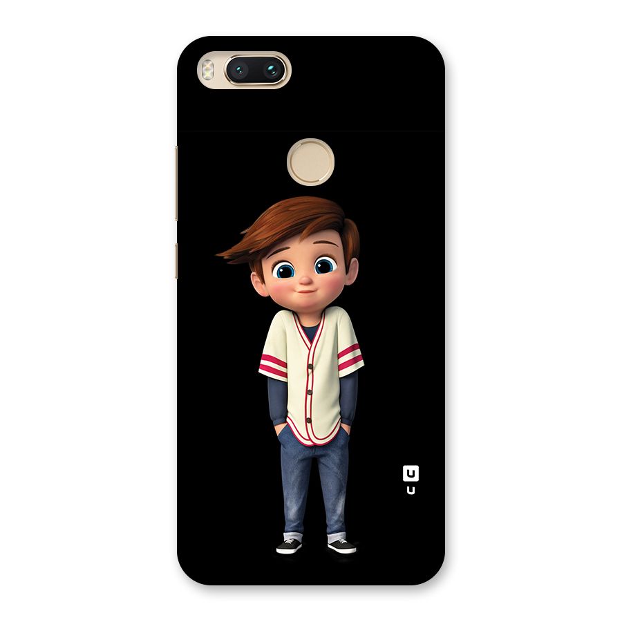 Cute Boy Tim Back Case for Mi A1