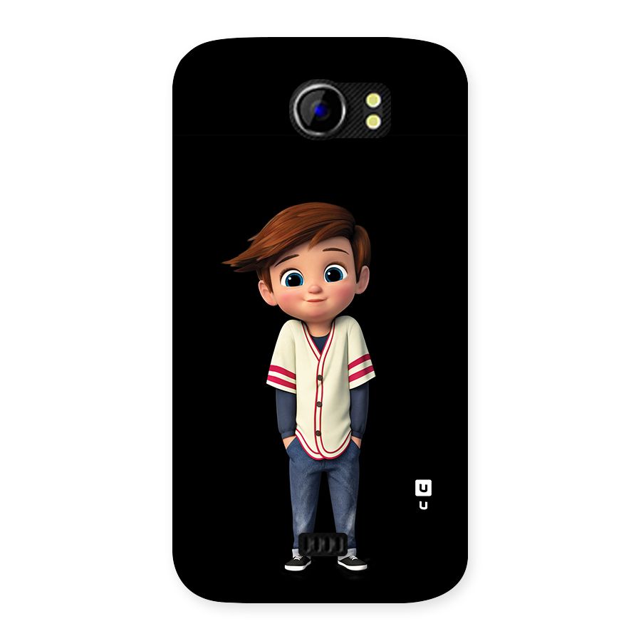 Cute Boy Tim Back Case for Micromax Canvas 2 A110