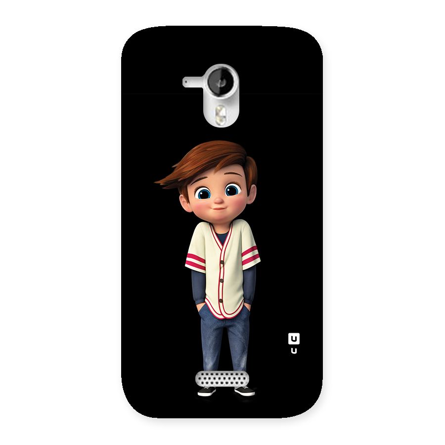 Cute Boy Tim Back Case for Micromax Canvas HD A116