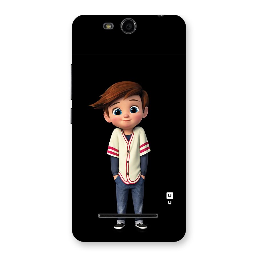 Cute Boy Tim Back Case for Micromax Canvas Juice 3 Q392