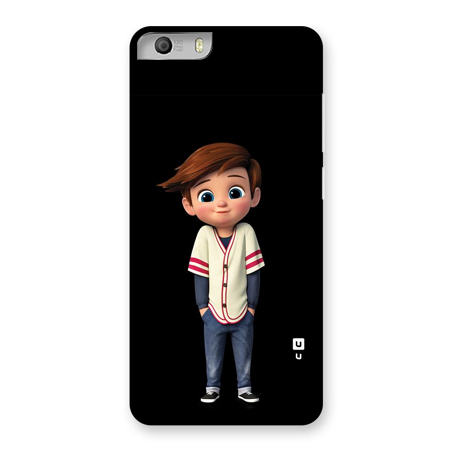 Cute Boy Tim Back Case for Micromax Canvas Knight 2