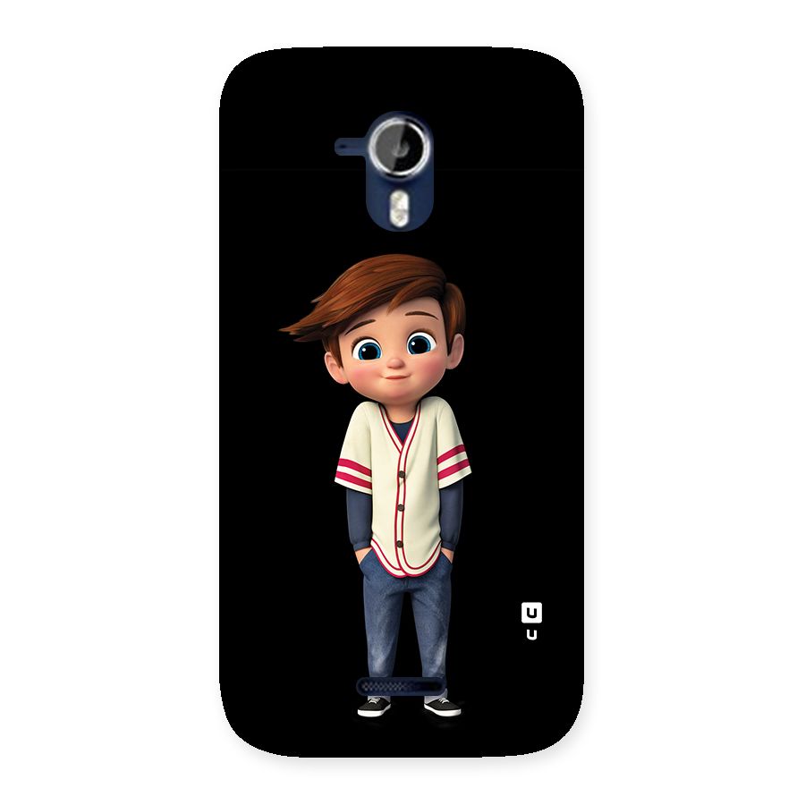 Cute Boy Tim Back Case for Micromax Canvas Magnus A117