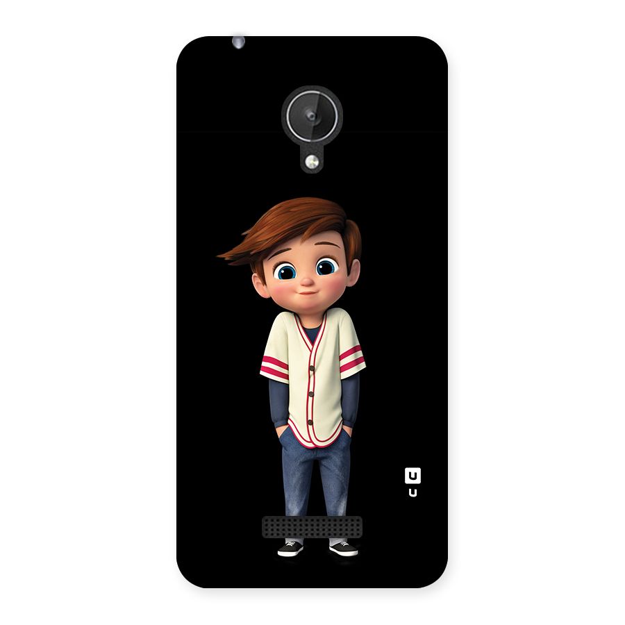 Cute Boy Tim Back Case for Micromax Canvas Spark Q380
