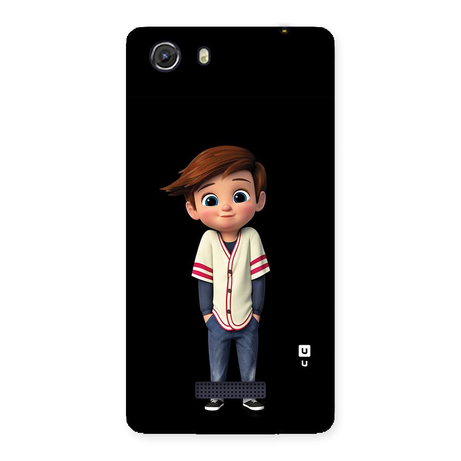 Cute Boy Tim Back Case for Micromax Unite 3
