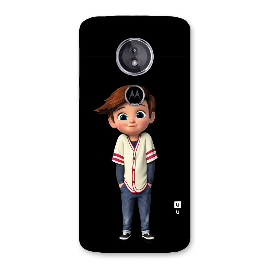 Cute Boy Tim Back Case for Moto E5