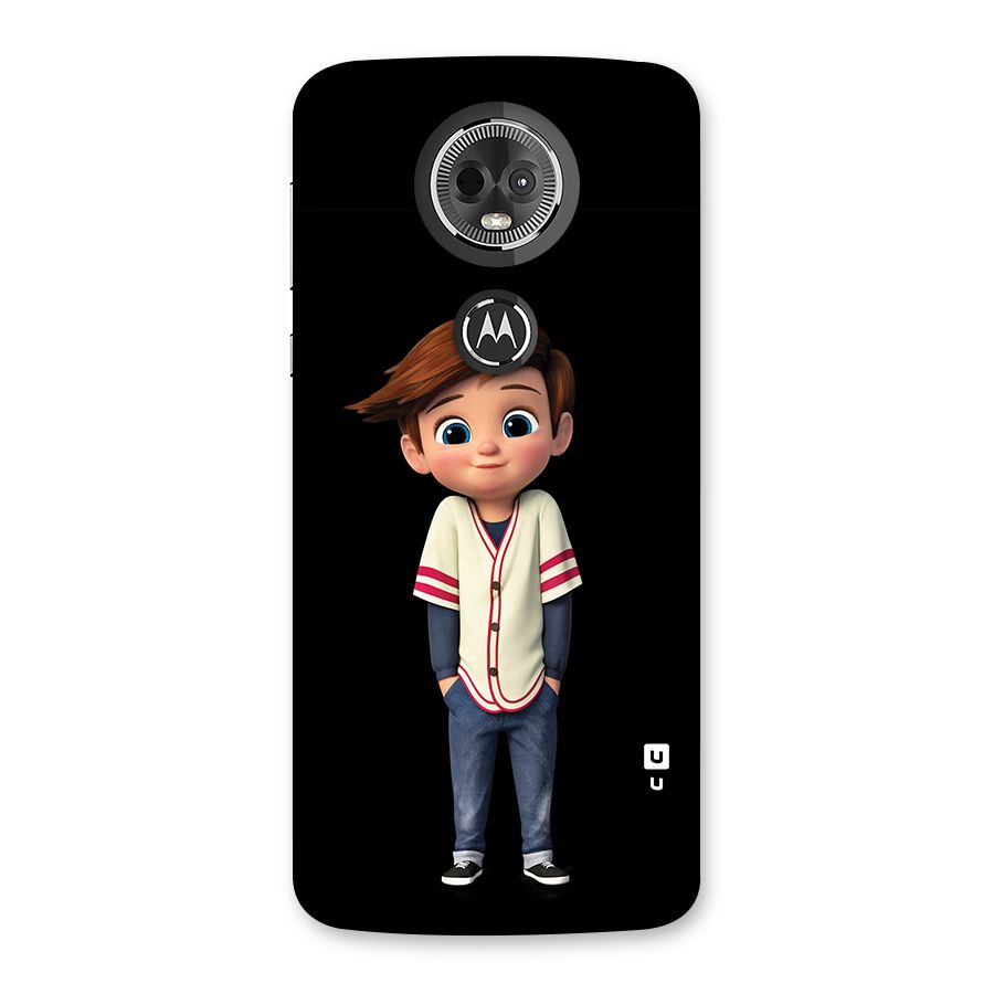 Cute Boy Tim Back Case for Moto E5 Plus