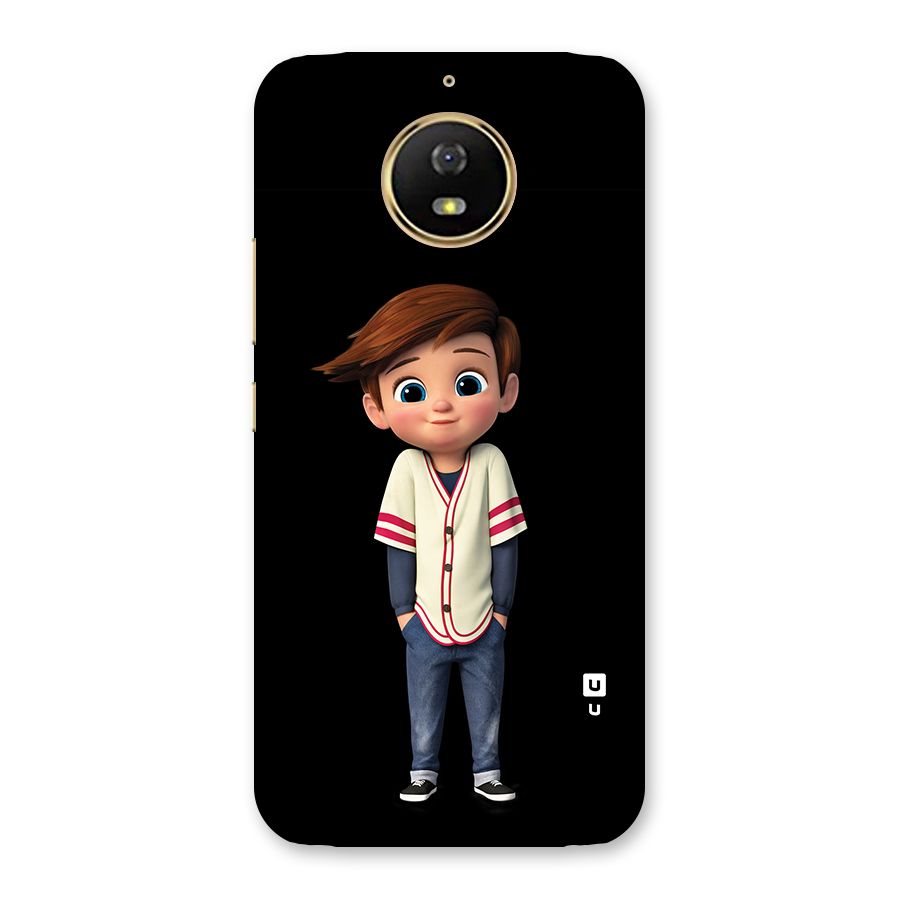 Cute Boy Tim Back Case for Moto G5s