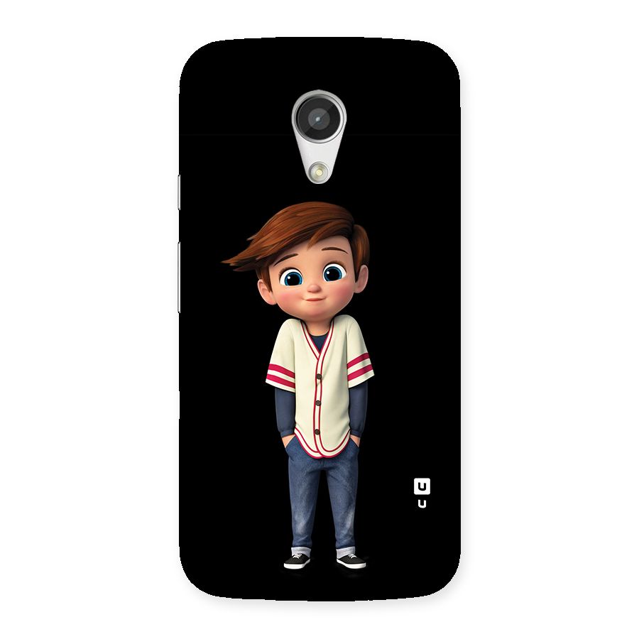Cute Boy Tim Back Case for Moto G 2nd Gen