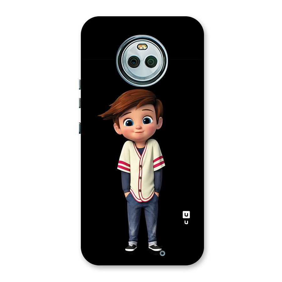 Cute Boy Tim Back Case for Moto X4