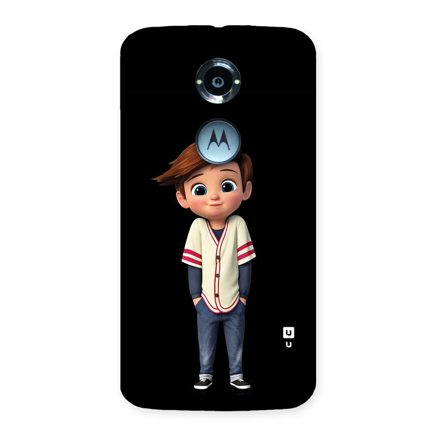 Cute Boy Tim Back Case for Moto X 2nd Gen