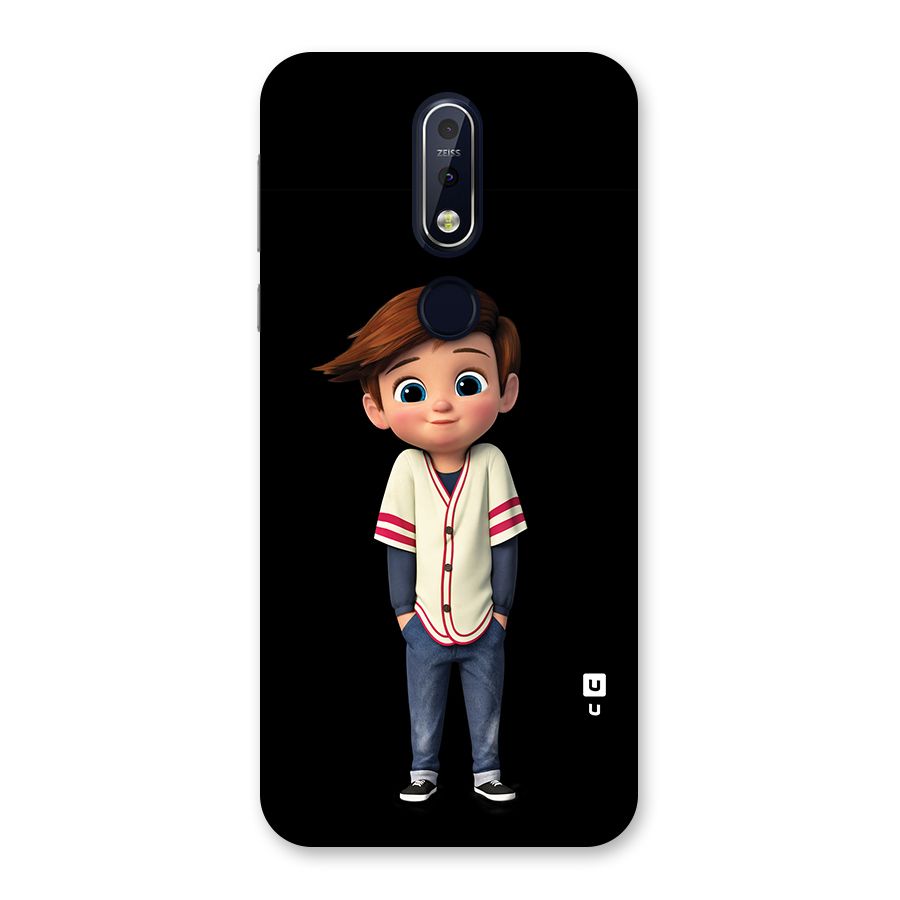 Cute Boy Tim Back Case for Nokia 7.1