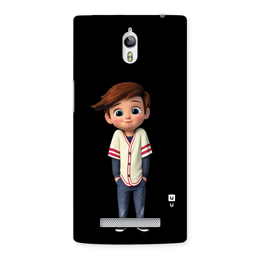 Cute Boy Tim Back Case for Oppo Find 7