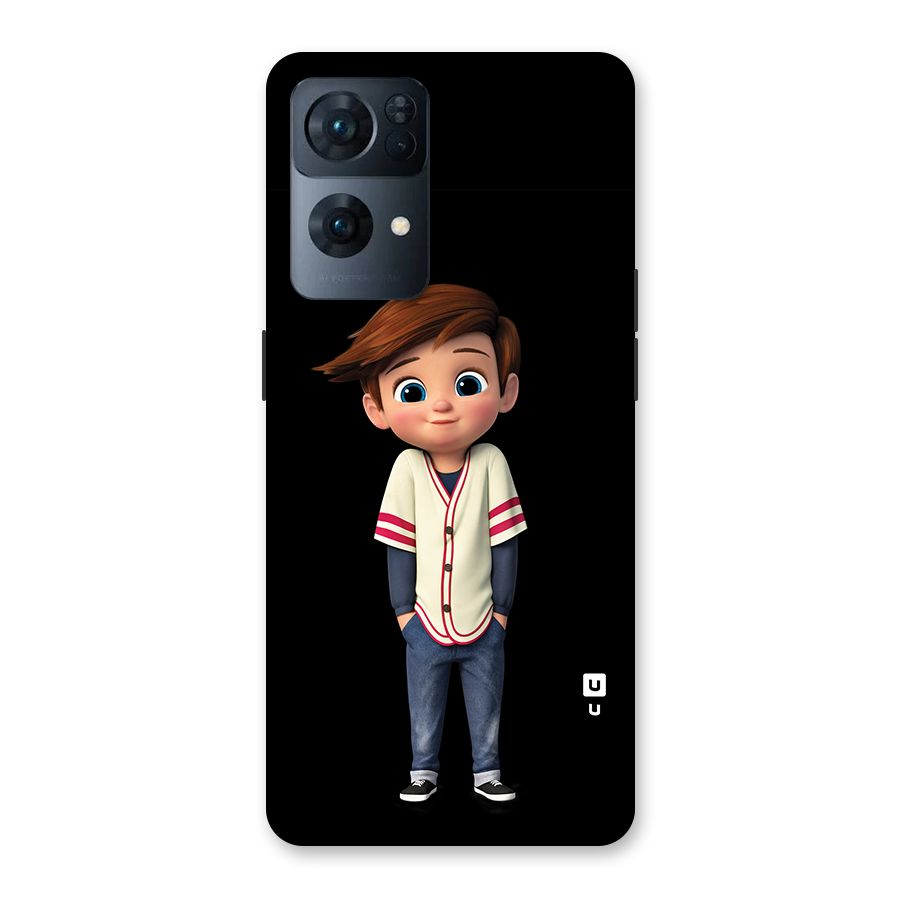 Cute Boy Tim Back Case for Oppo Reno7 Pro 5G