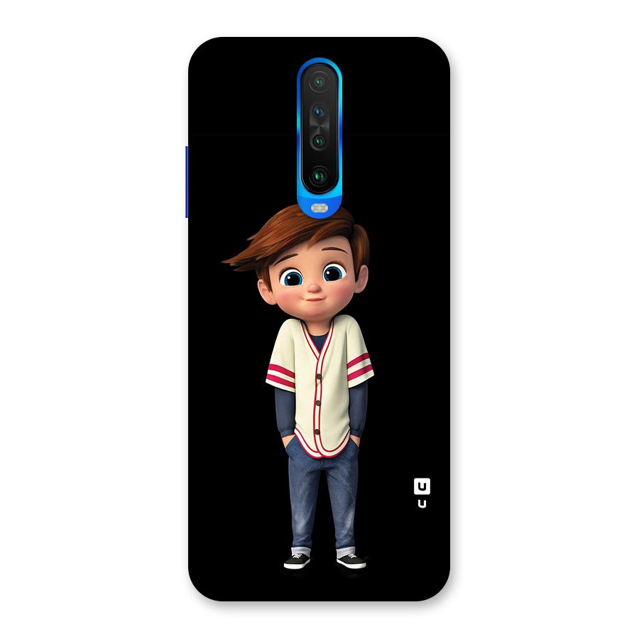 Cute Boy Tim Back Case for Poco X2