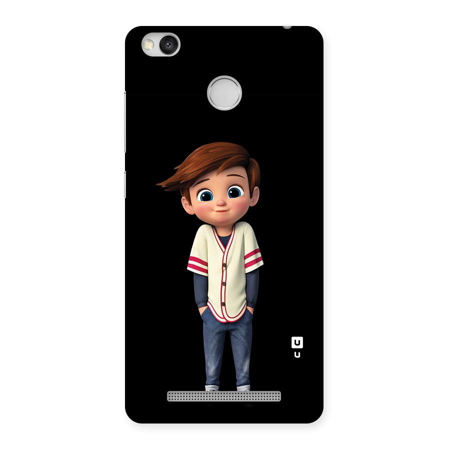 Cute Boy Tim Back Case for Redmi 3S Prime