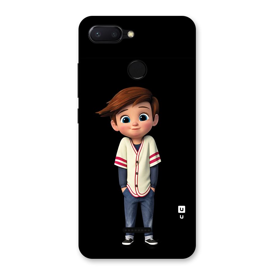 Cute Boy Tim Back Case for Redmi 6