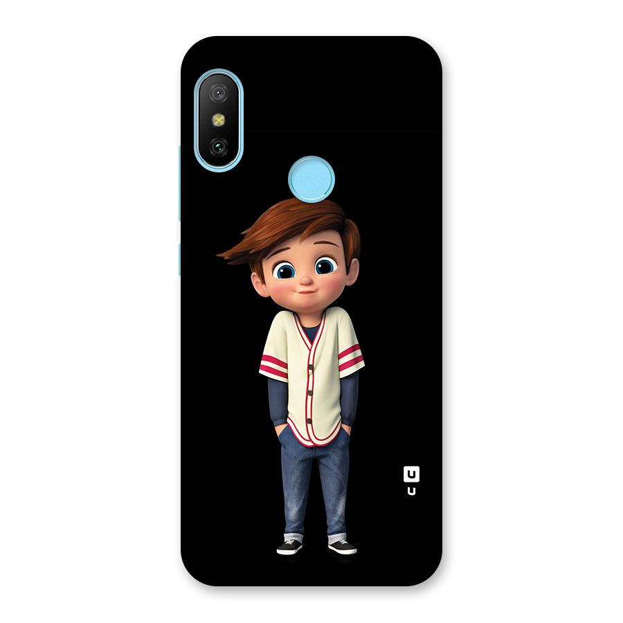 Cute Boy Tim Back Case for Redmi 6 Pro