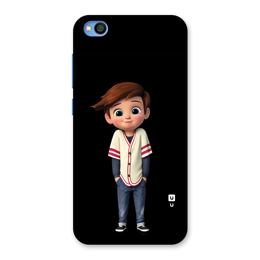 Cute Boy Tim Back Case for Redmi Go