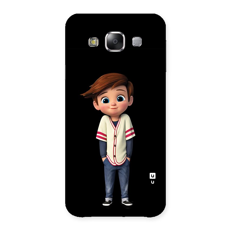 Cute Boy Tim Back Case for Samsung Galaxy E5