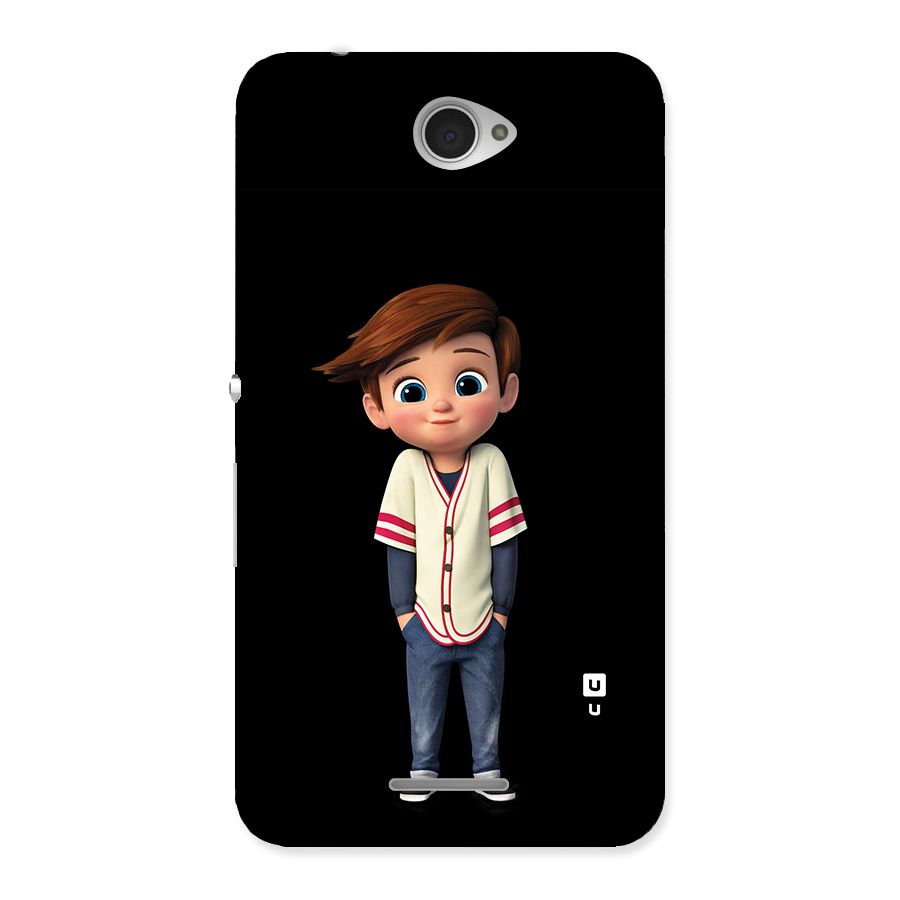 Cute Boy Tim Back Case for Sony Xperia E4